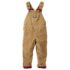 Flannel-lined condroy overalls